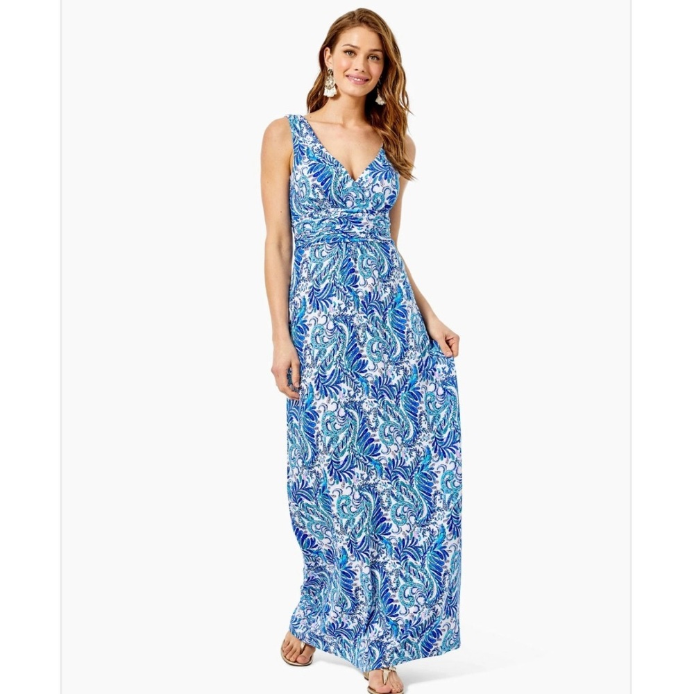 NWT Lilly Pulitzer Sloane maxi size small Bird is the Word